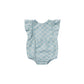 Rylee & Cru Kalea Romper Blue Check