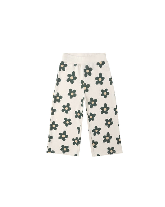 Rylee + Cru Wide Leg Sweatpant Daisy