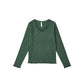 Rylee + Cru Ribbed Long Sleeve Green