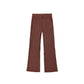 Rylee + Cru Flare Rib Knit Pant Mulberry