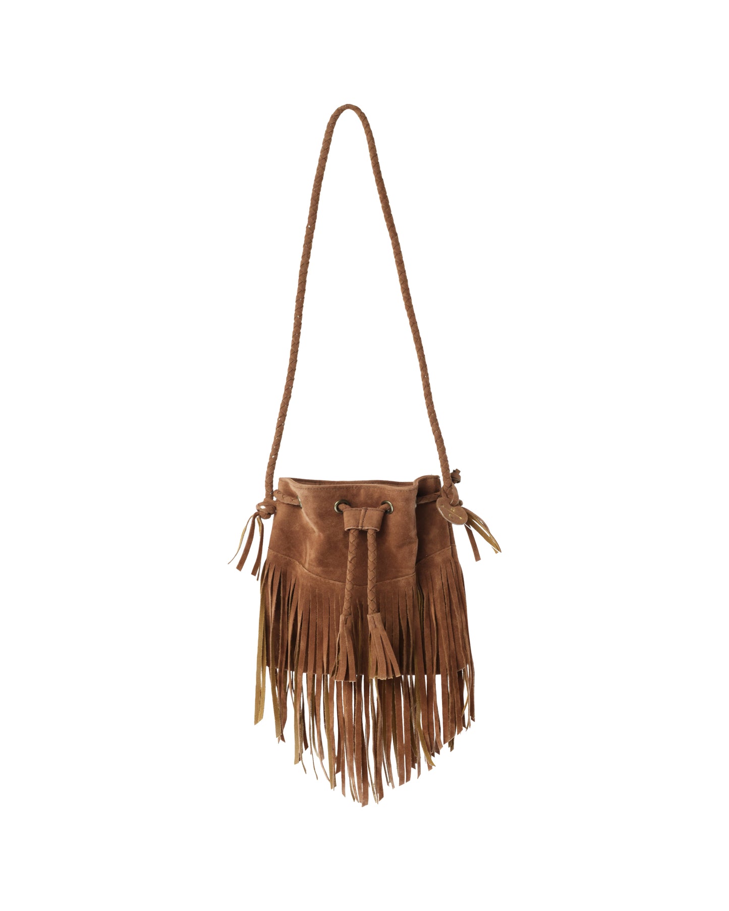 Rylee & Cru Fringe Crossbody Purse Saddle