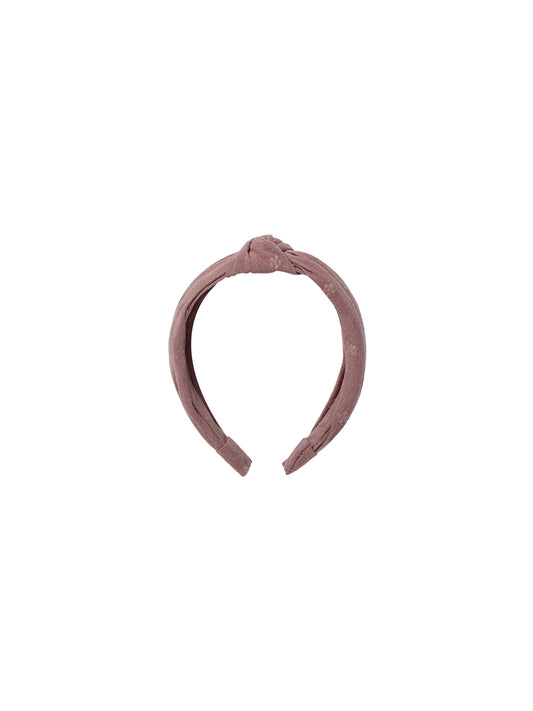 Rylee & Cru Knotted Headband Mulberry Daisy