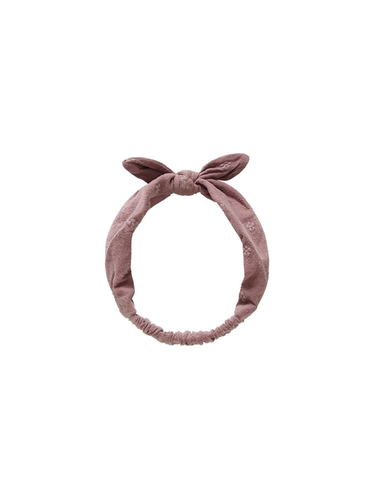 Rylee & Cru Baby Bow Headband Daisy Mulberry