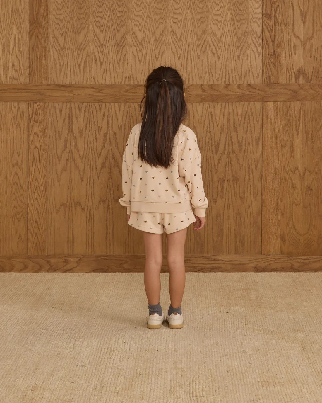 Rylee + Cru Boxy Pullover Hearts