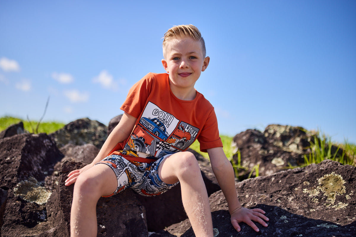 Radicool Kids Monster Trucks Short