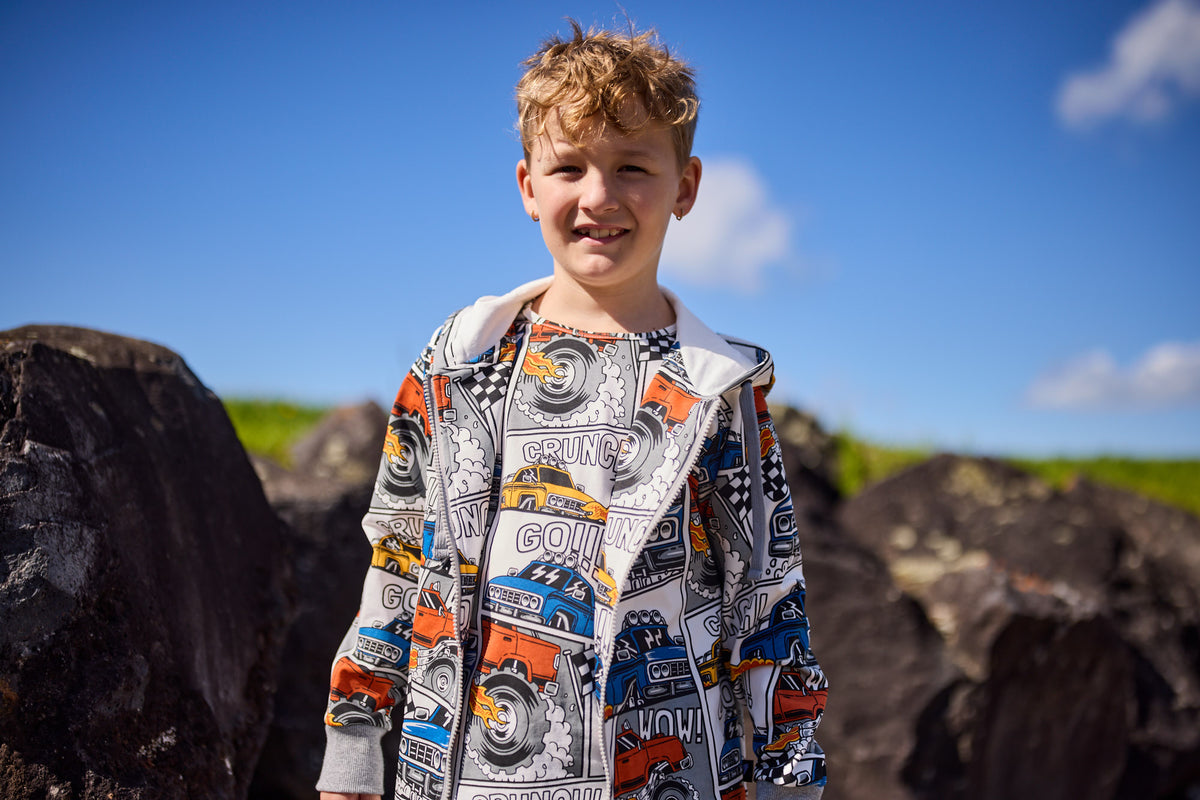 Radicool Kids Monster Trucks Short Sleeve Tee