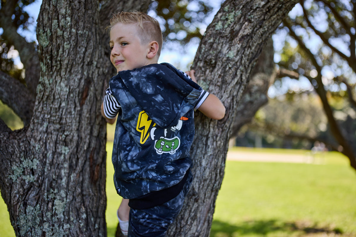 Radicool Kids Skate Club Sleeveless Hood