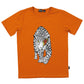 Radicool Bolt Leopard Tee in Rust