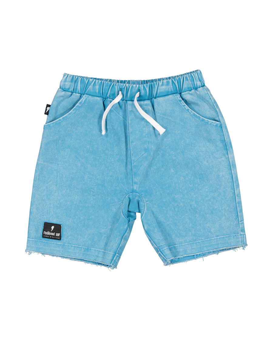 Radicool Tropical Blue Denim Shorts