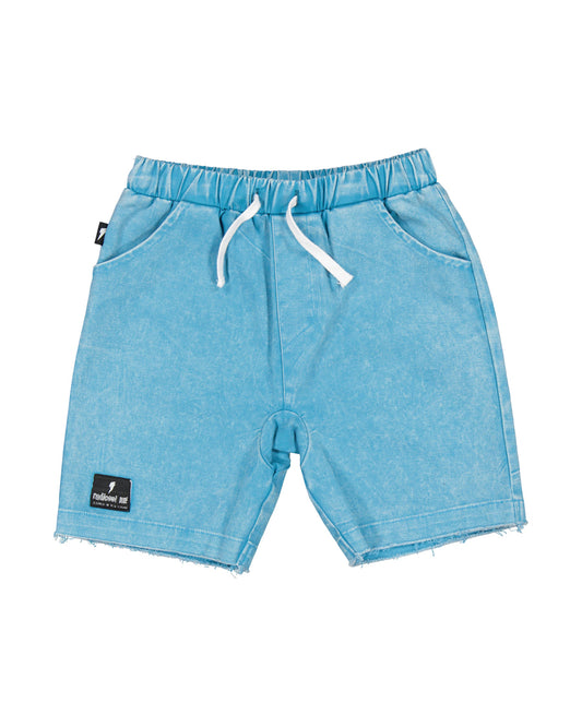 Radicool Tropical Blue Denim Shorts