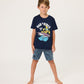 Radicool Acid Wash Blue Denim Short