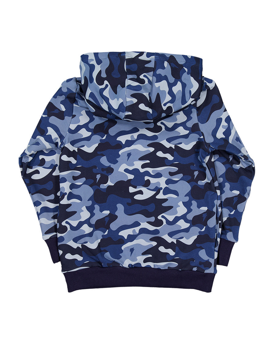 Radicool Blue Camo Hood