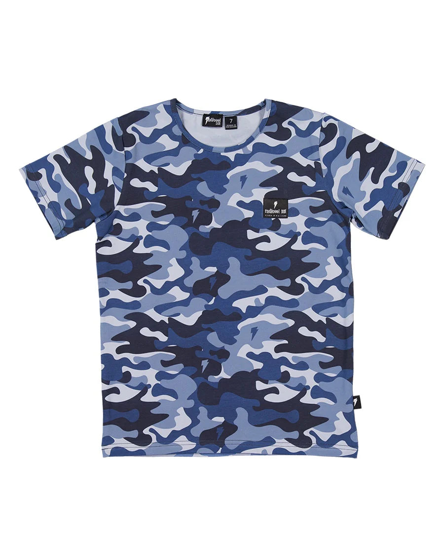 Radicool Blue Camo Tee