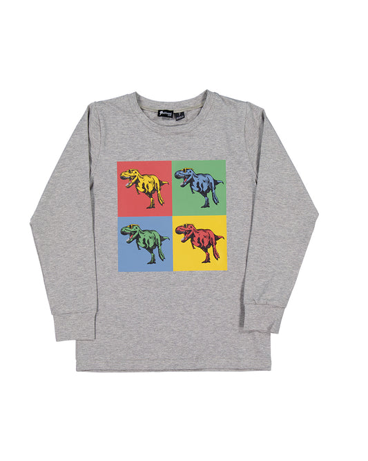 Radicool T-Rex Art Long Sleeve Tee