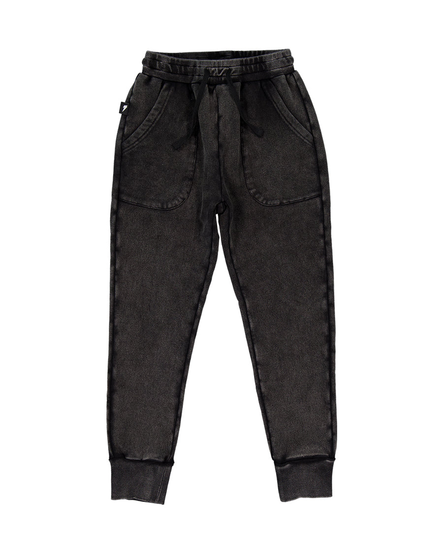 Radicool Relaxed Pant Acid Wash Black
