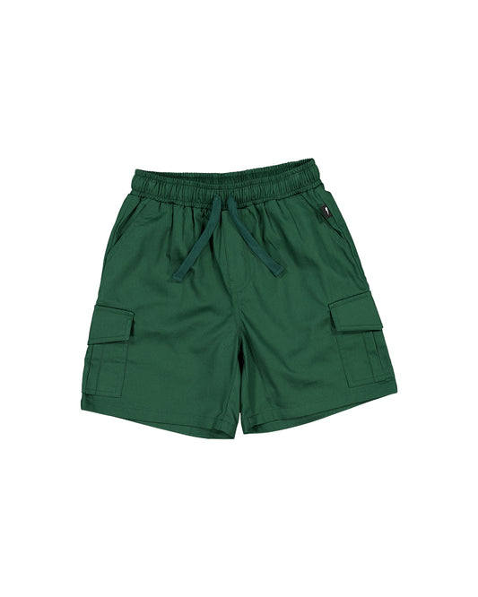 Radicool Kids Skater Cargo Short in Green