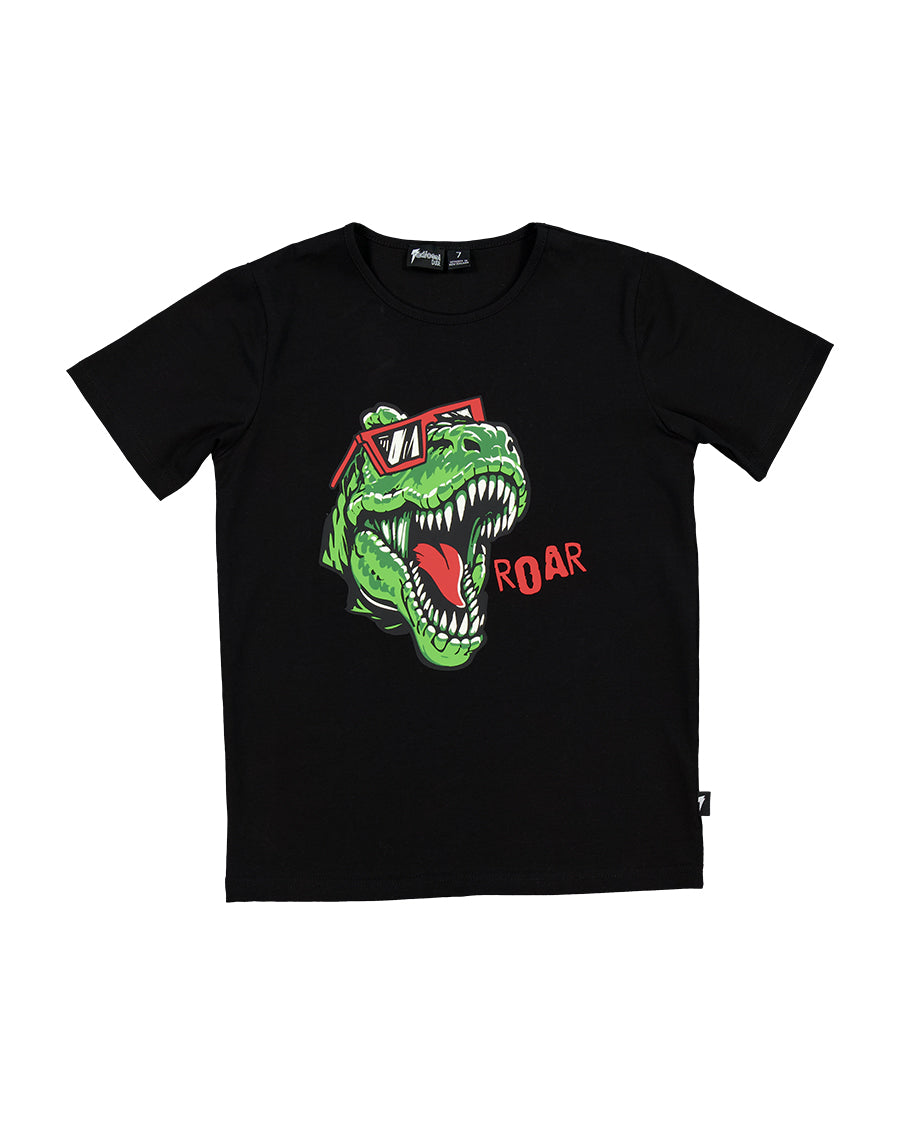 Radicool Kids T-Rex Roar Short Sleeve Tee