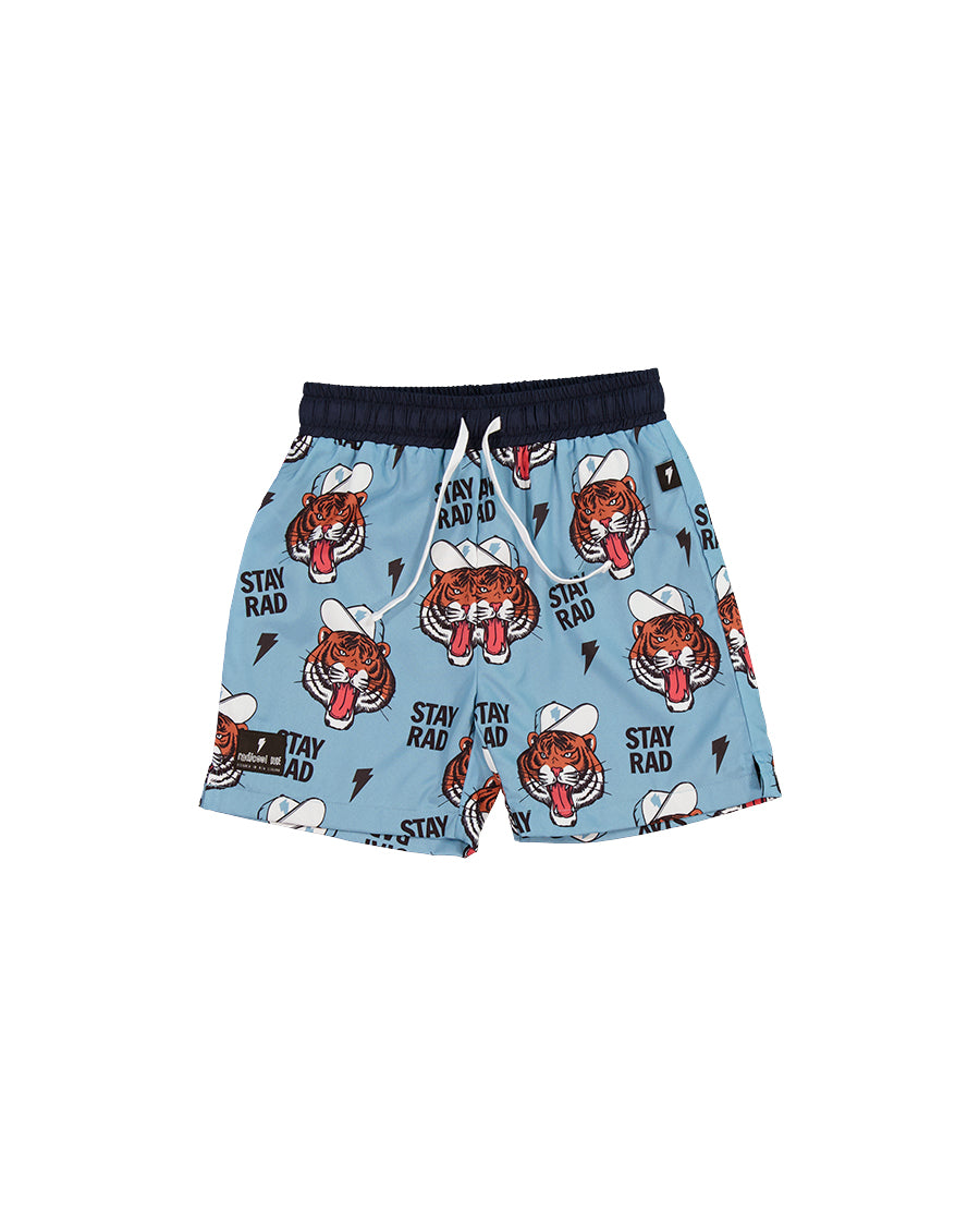 Radicool Kids Stay RAD Tigers Boardies