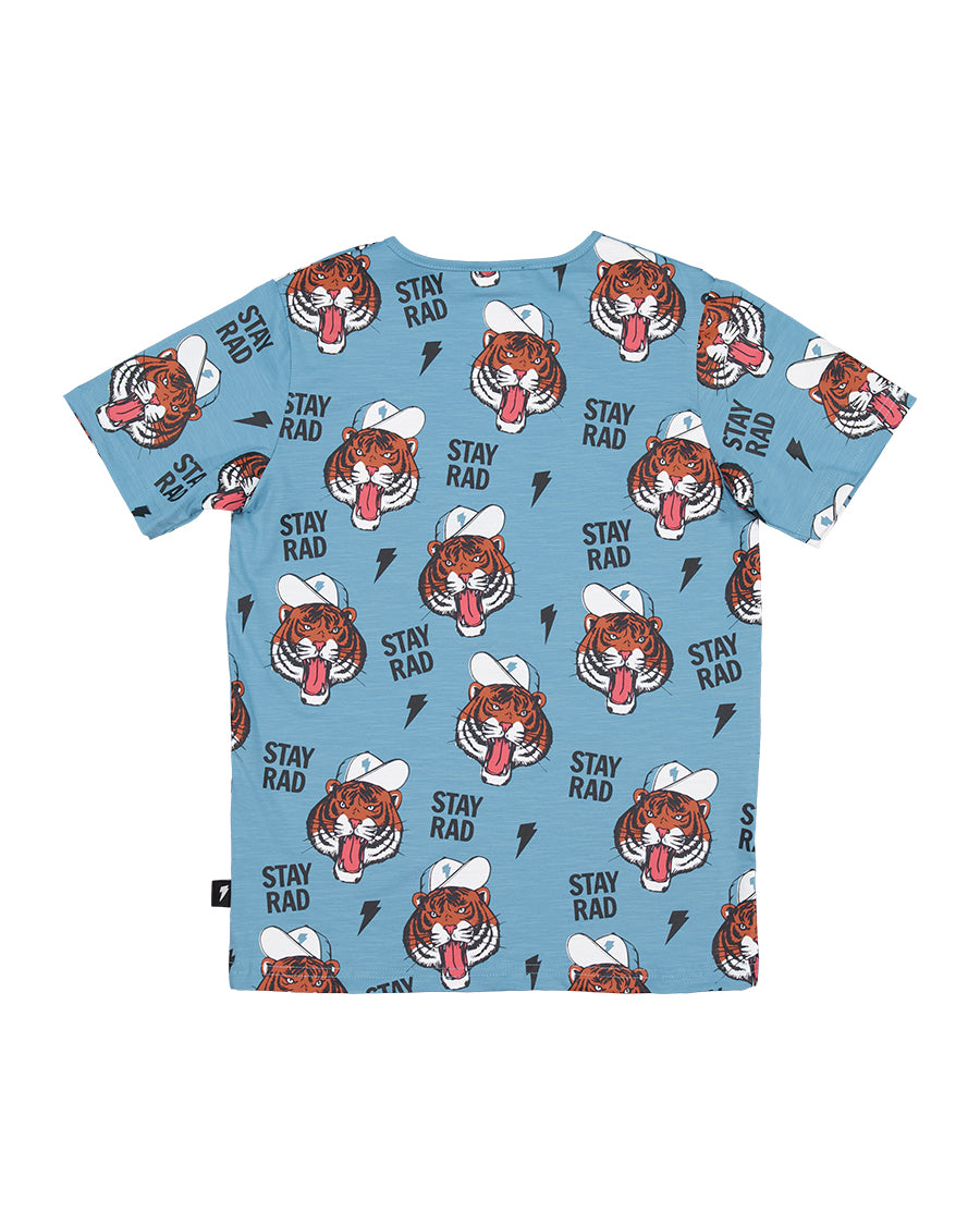Radicool Kids Stay RAD Tigers Short Sleeve Tee