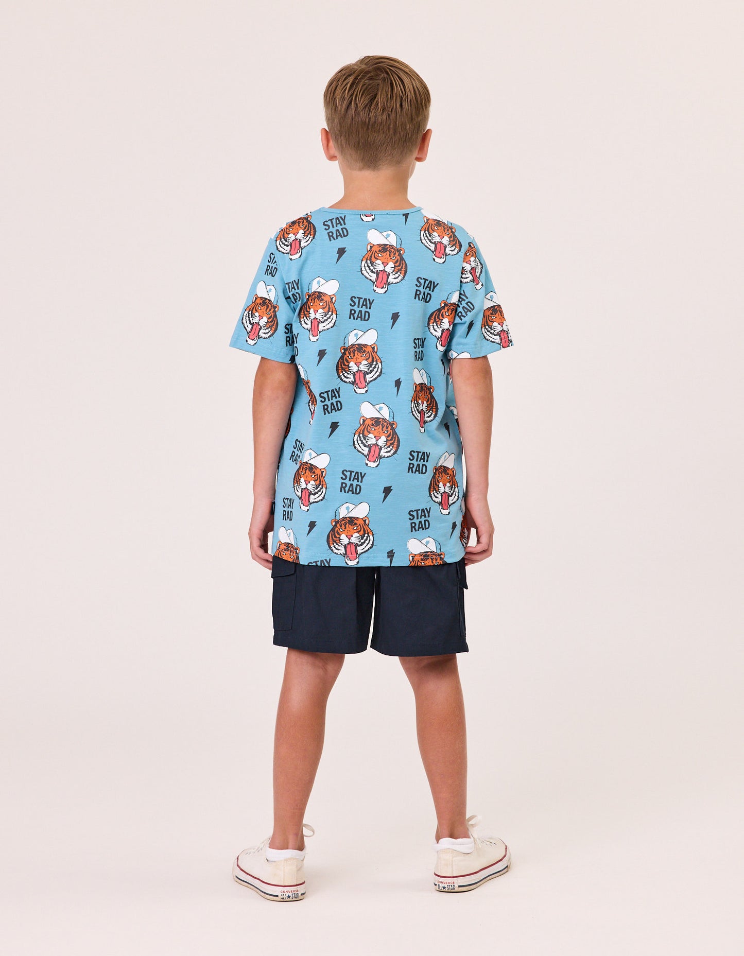 Radicool Kids Stay RAD Tigers Short Sleeve Tee