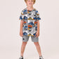 Radicool Kids Gunmetal Denim Short
