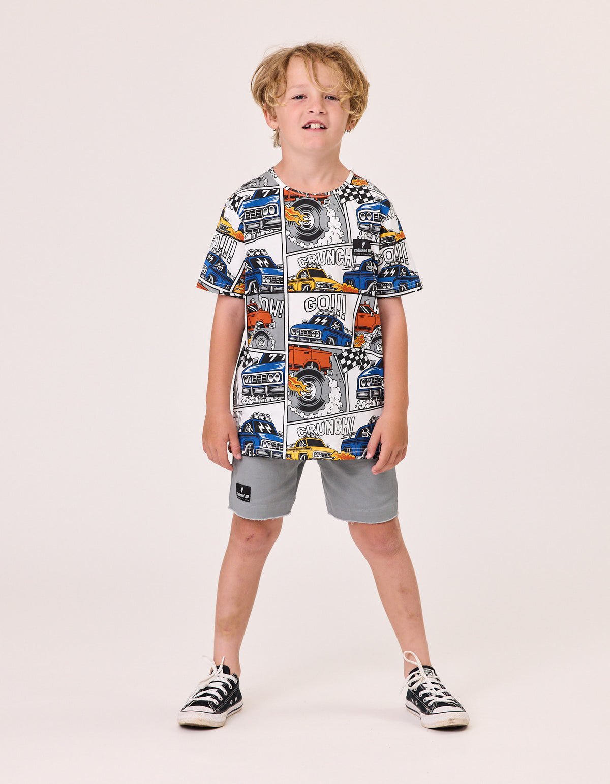 Radicool Kids Gunmetal Denim Short