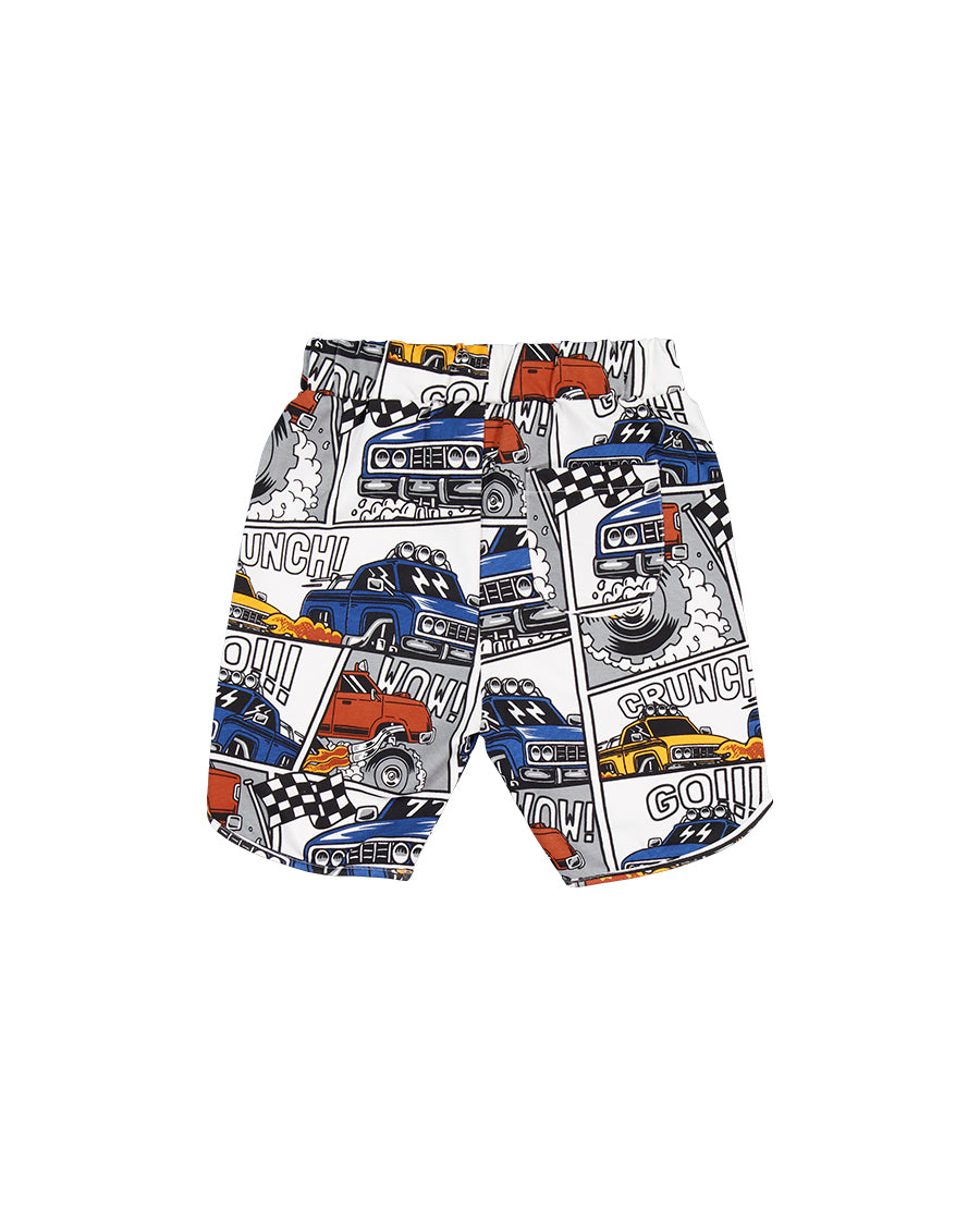 Radicool Kids Monster Trucks Short