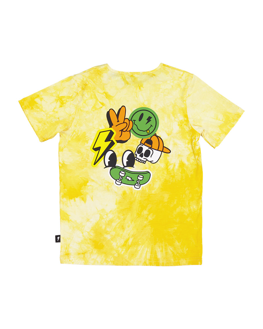 Radicool Kids Tie Dye Skater Tee
