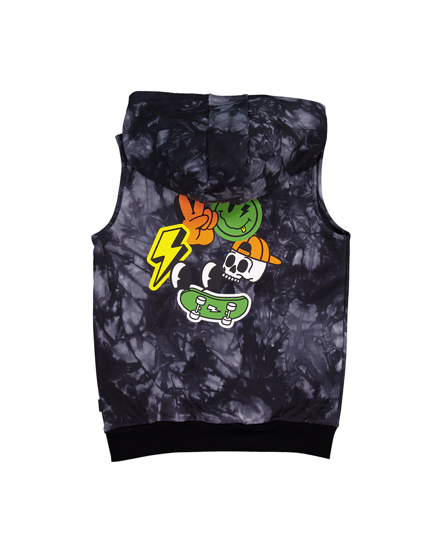 Radicool Kids Skate Club Sleeveless Hood