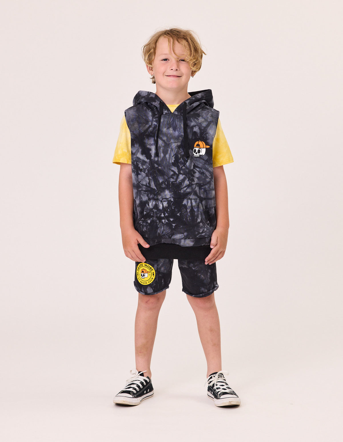 Radicool Kids Skate Club Sleeveless Hood