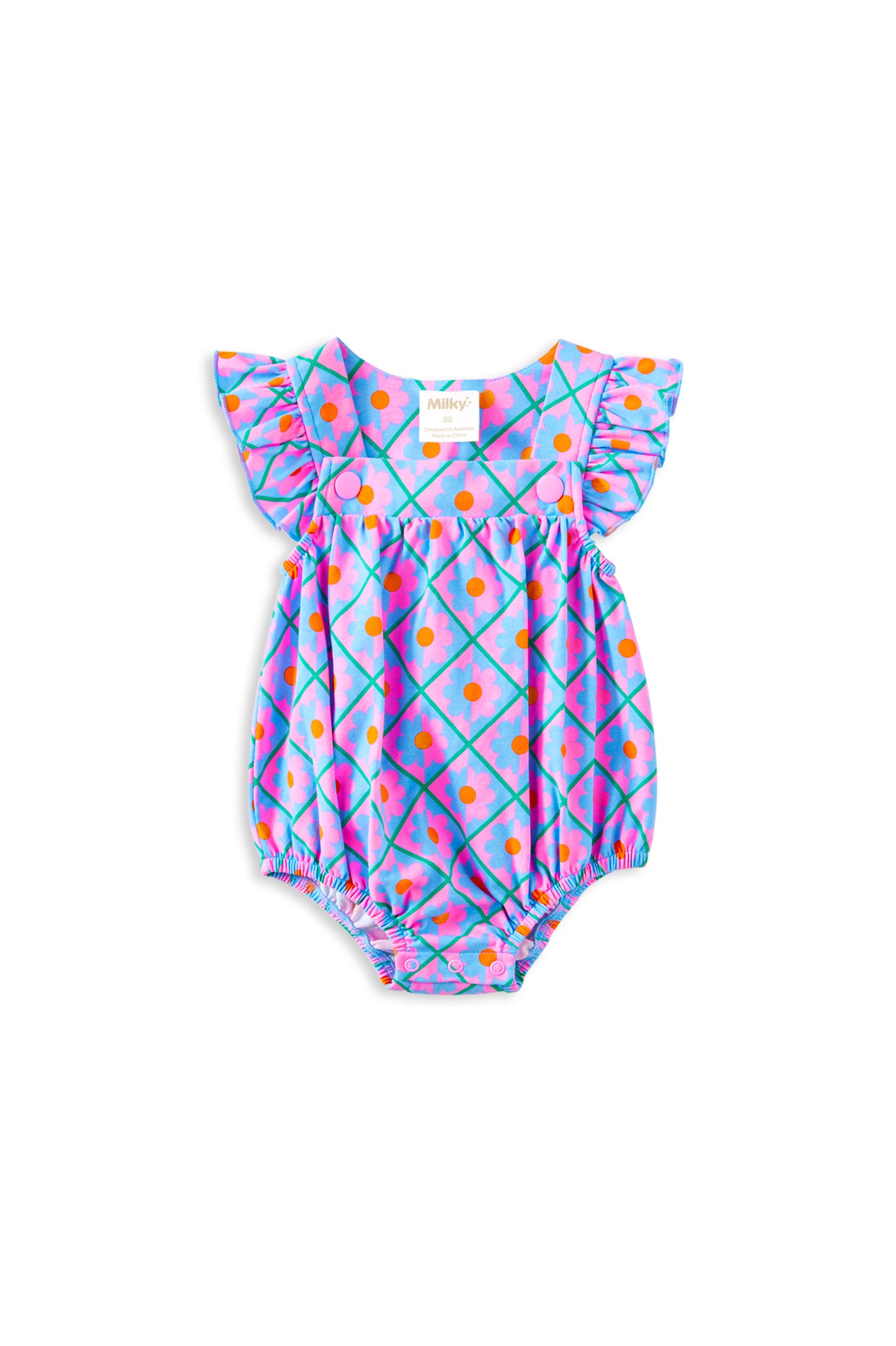 Milky Baby Retro Pop Playsuit