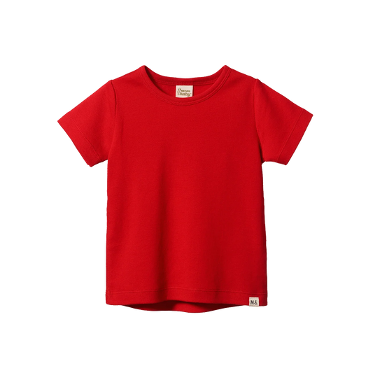 Nature Baby Short Sleeve River Tee Red