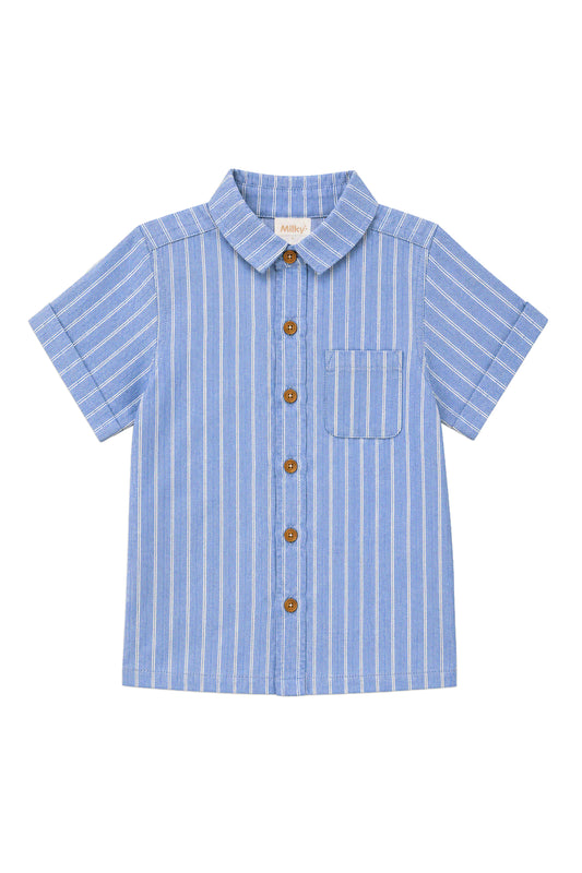 Milky Riviera Stripe Shirt