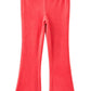 Milky Rouge Velour Flares
