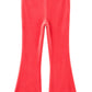 Milky Rouge Velour Flares