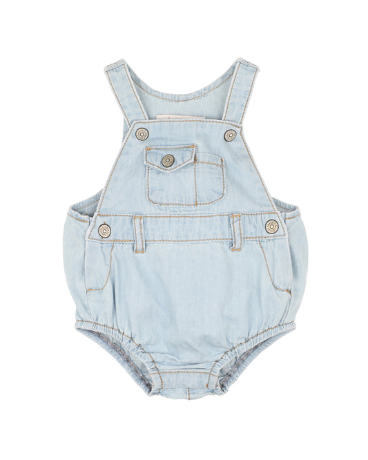 Minihaha The Waterhole Utility Overall Light Blue Denim