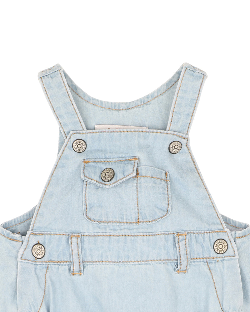 Minihaha The Waterhole Utility Overall Light Blue Denim