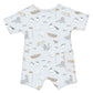 Minihaha Short Sleeve Romper Puffin Print