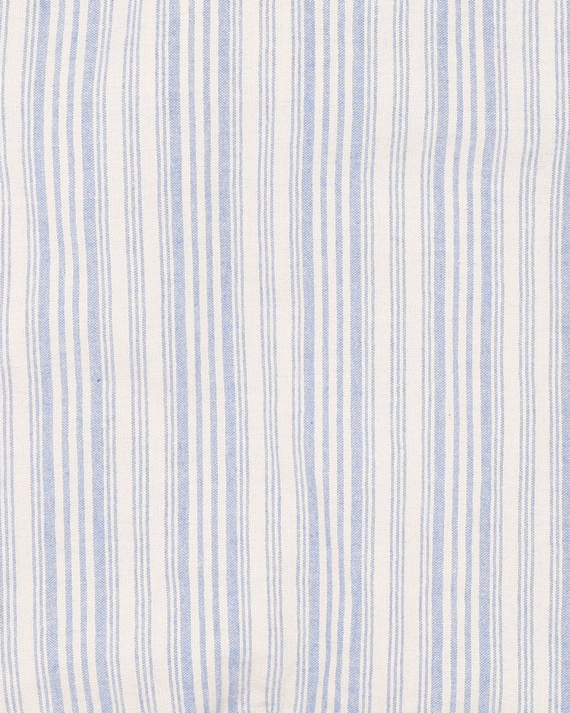 Minihaha Puffin Stripe Romper Blue Stripe