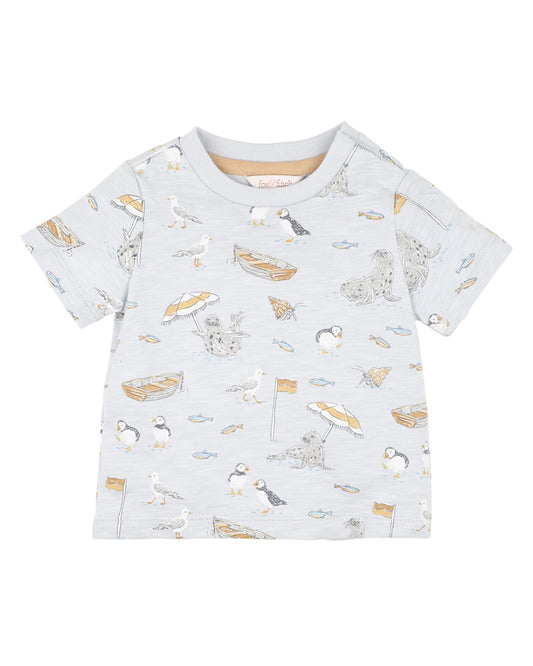 Minihaha Tee Puffin Print