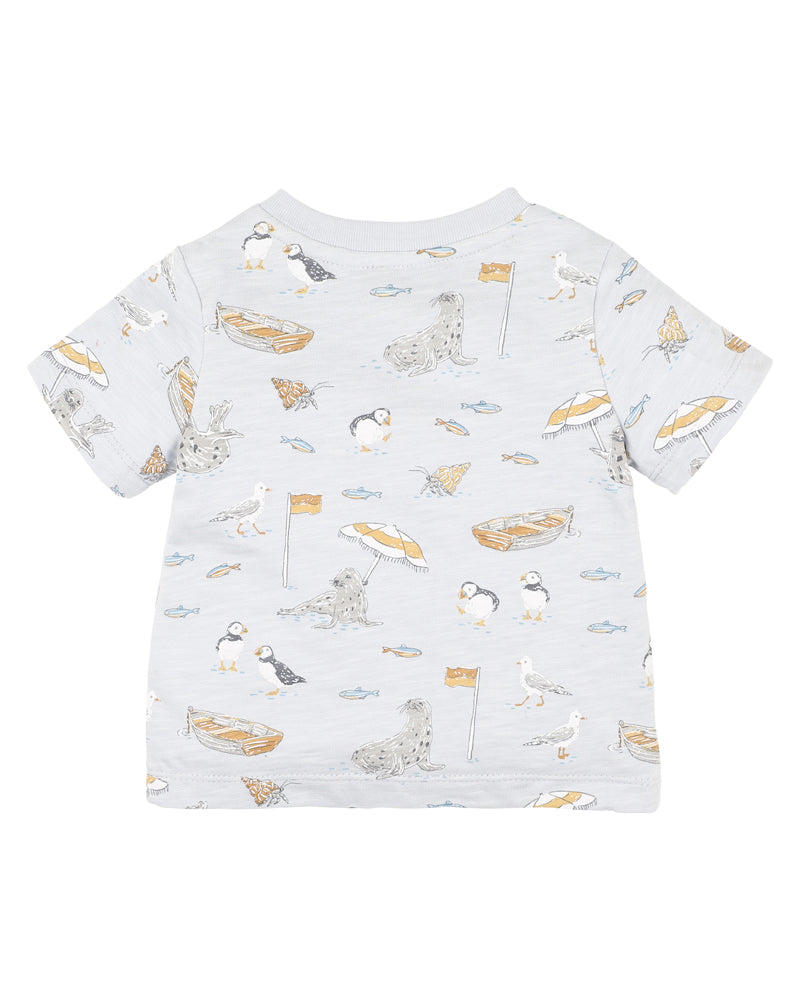 Minihaha Tee Puffin Print