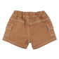 Minihaha Patch Pocket Shorts Caramel