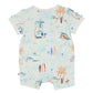 Minihaha Surf's Up Short Sleeve Zipsuit