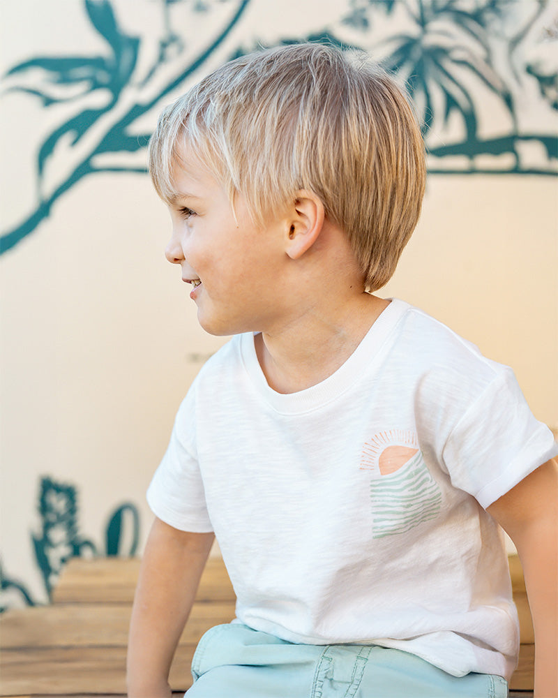 Minihaha Surfs Up Save the Ocean Boys Tee