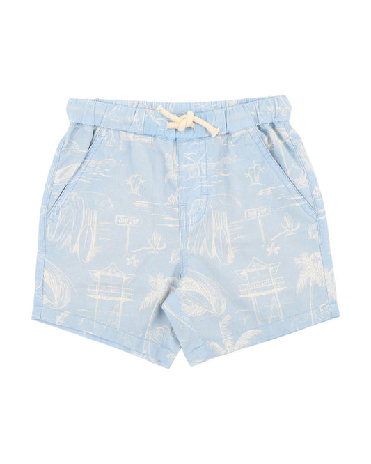 Minihaha Surfs Up Linework Boys Shorts