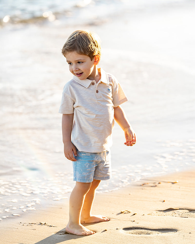 Minihaha Surfs Up Linework Boys Shorts