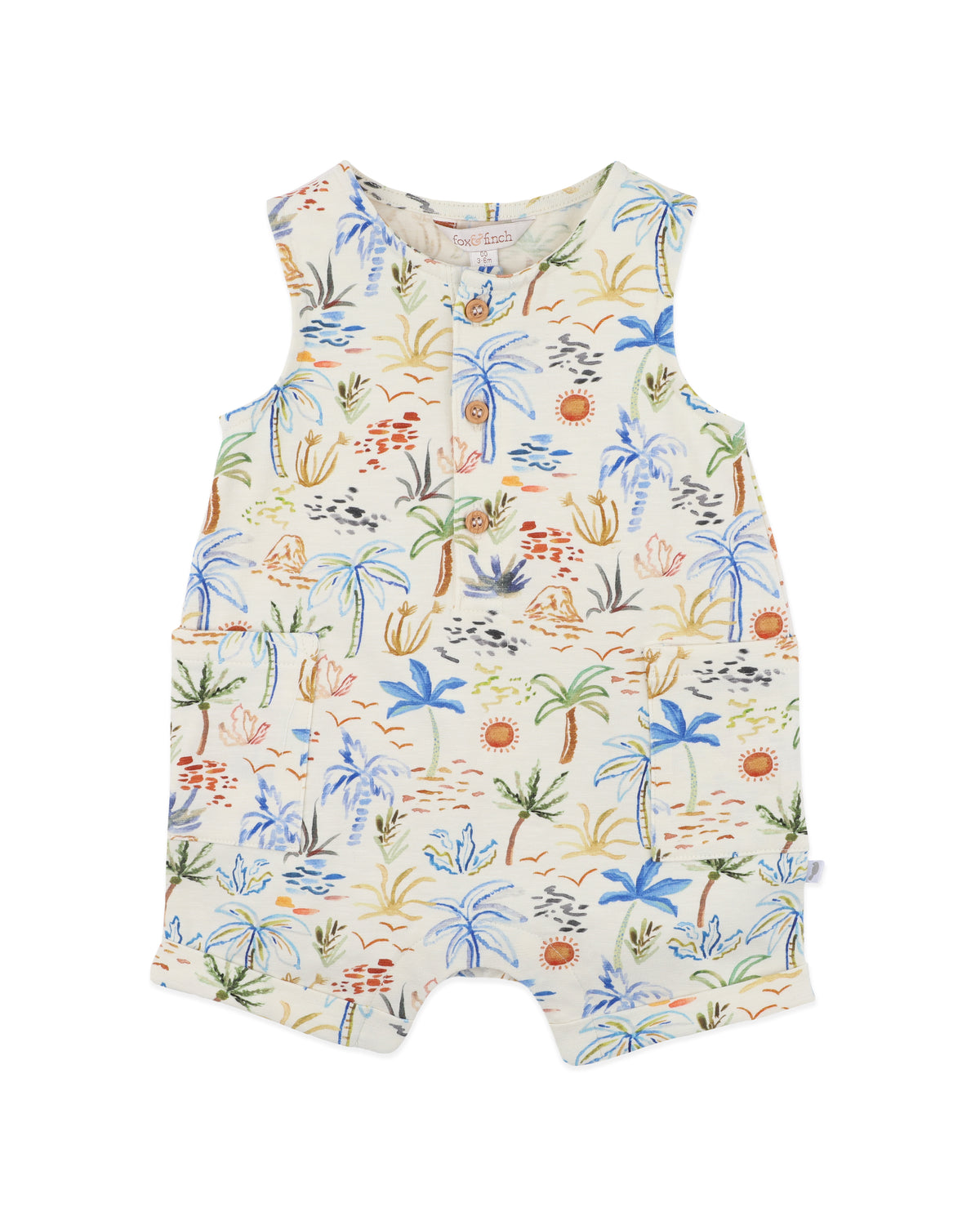 Minihaha Havana Button Up Romper