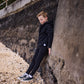 Radicool Tribe Zip Hood in Black