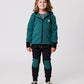 Radicool Tribe Zip Hood Teal Green