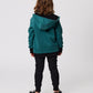 Radicool Tribe Zip Hood Teal Green